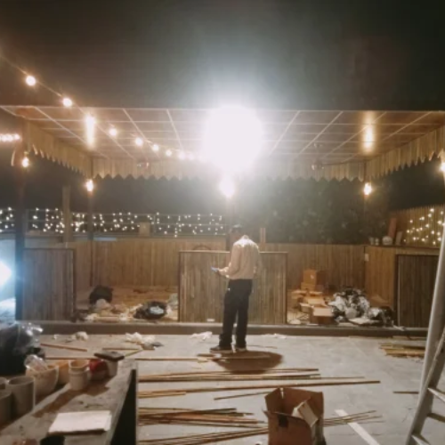 Bamboo Wall Partition